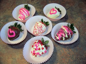 Valentine's Day Chocolate Strawberries