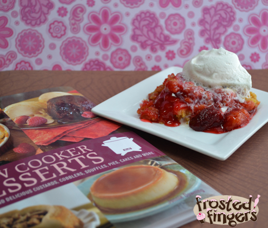 Slow Cooker Strawberry Cake