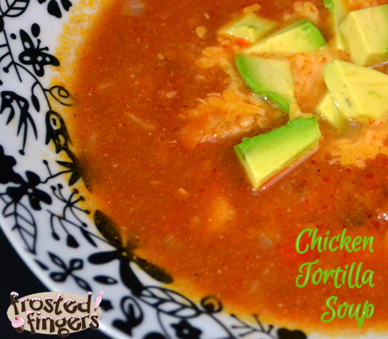 Chicken Tortilla Soup with Avocado #AmazingAvoCinco