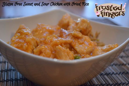 Gluten Free Sweet and Sour Chicken with Fried Rice