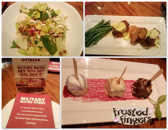 Outback Lunch #MilitaryMates