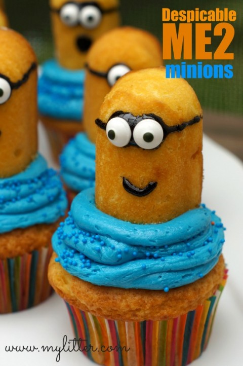 Twinkie Minion Cupcakes from MyLitter.com
