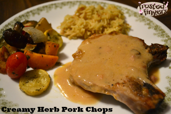 Creamy Herb Pork Chops