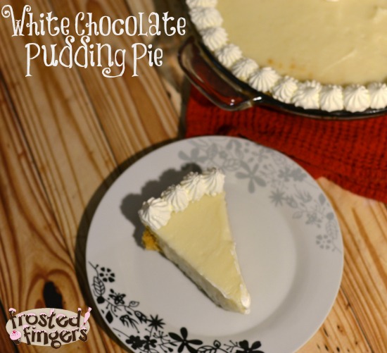 White Chocolate Pudding Pie