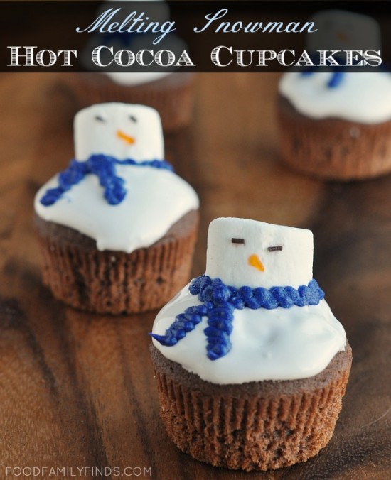 Melting Snowman Cupcakes #TheLastSnowman