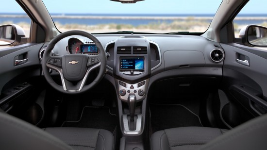 Interior of the Chevy Sonic #Review
