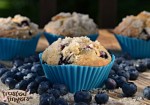 Streusel Topped Blueberry Muffins #BlueberryMuffinDay