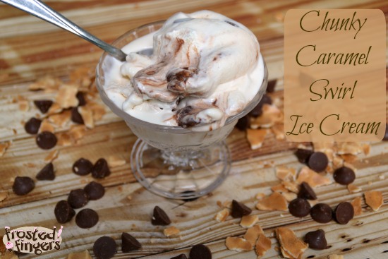 Chunky Caramel Swirl Ice Cream Recipe