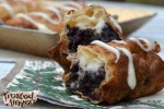 Fried Chocolate Cake with Cream Cheese Frosting
