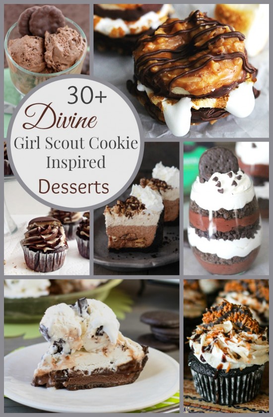 Girl Scout Cookie Inspired Desserts Image