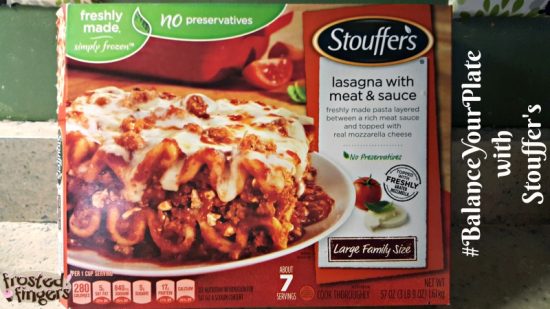 Balance your Plate with Stouffer's