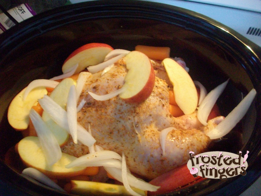 Crockpot Whole Chicken Frosted Fingers
