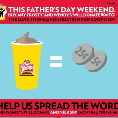 Wendy’s #TreatitFwd this Father’s Day! #Giveaway