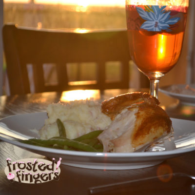 Wordless Wednesday: Vacation Dinner at Sunset