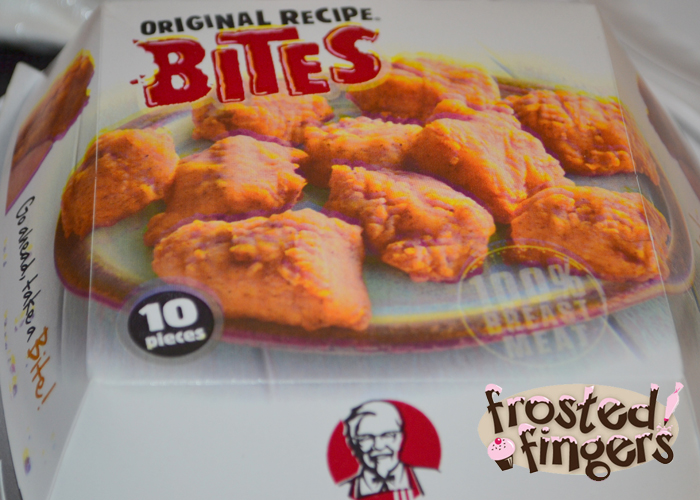 KFC Original Chicken Bites Review Frosted Fingers