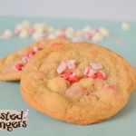 Peppermint White Chocolate Chip Cookies