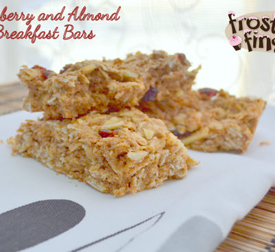 Oatmeal and Cranberry Breakfast Bars with Almonds and Review