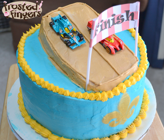 Wordless Wednesday Cub Scout Cake Auction Pinewood Derby Cake Frosted Fingers