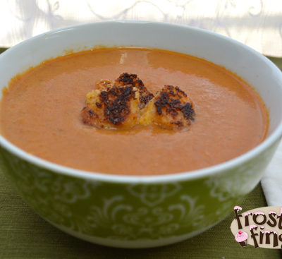 Roasted Tomato and Spinach Soup #Recipe