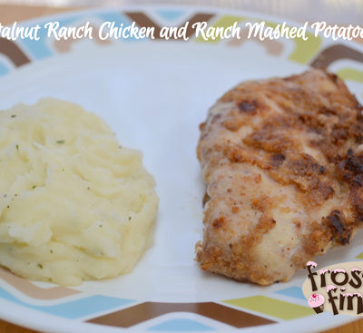 Walnut Crusted Ranch Chicken Breasts and Ranch Mashed Potatoes #Recipe #RanchRemix