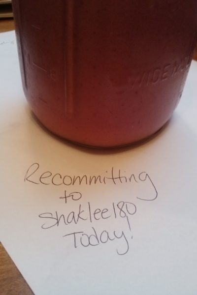 Commitment to Shaklee 180