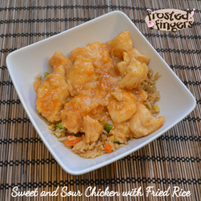 Sweet and Sour Chicken with Fried Rice Recipe