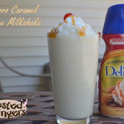 Caramel Churro Coffee Milkshake Recipe featuring International Delight