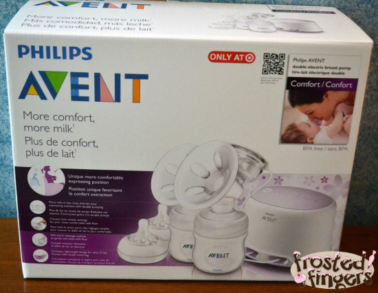 Phillips Avent Comfort Double Electric Breast Pump Frosted Fingers