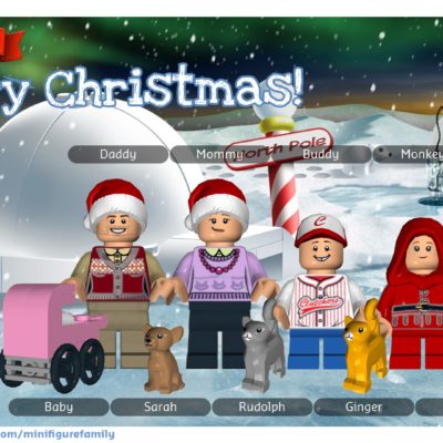 Create a LEGO Minifigure Family for your Holiday Cards