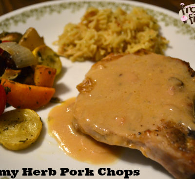 Creamy Herb Pork Chop Recipe Using Pacific Foods Tetra Pak