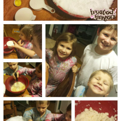 Kids in the Kitchen: Snow Ice Cream