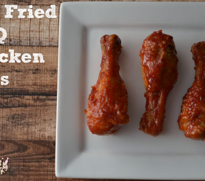 Air Fried BBQ Chicken Legs made with the Philip’s Airfryer