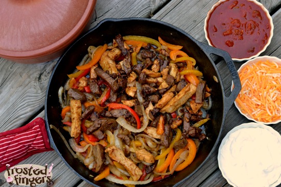 Chicken beef fajitas recipe