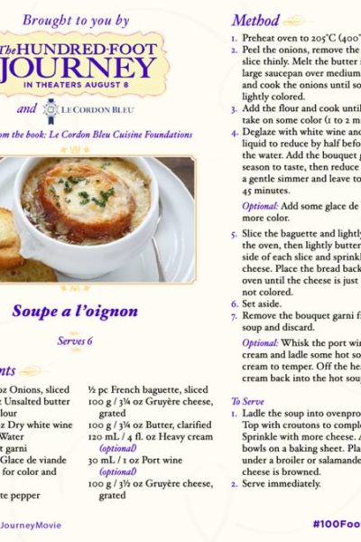 French Onion Soup #Recipe #100FootJourney