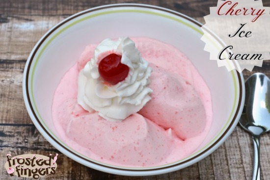 Cherry Ice Cream #DairyMonth