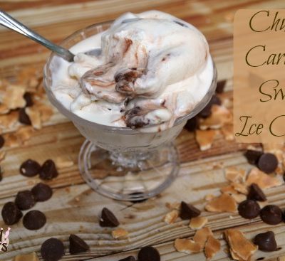 Chunky Caramel Swirl Ice Cream Recipe