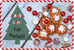 Candy Cane Kiss Pretzels