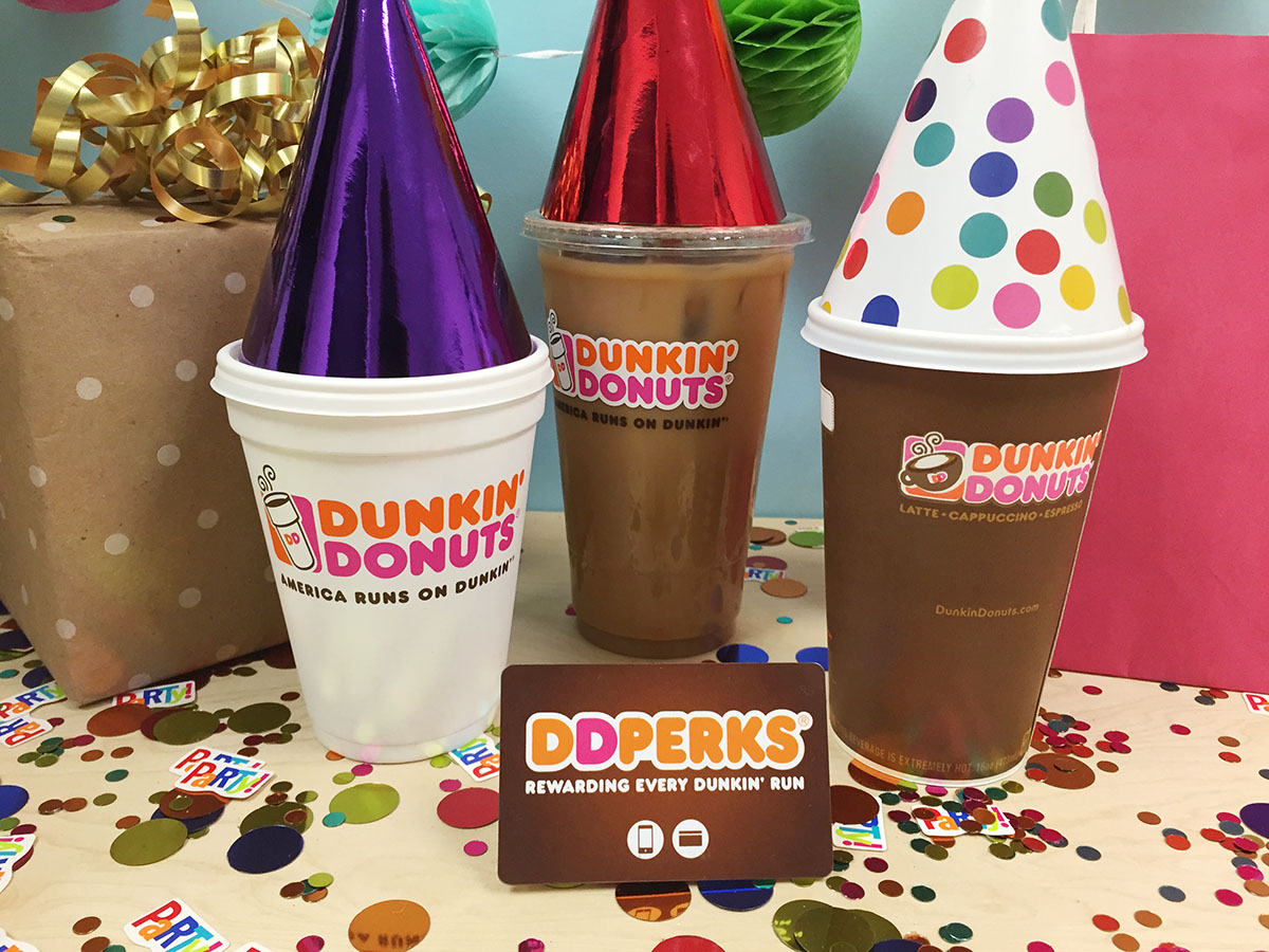 Dunkin’ Donuts DD Perks Anniversary
