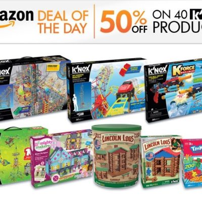 50% off on K’NEX Building Toys Today!