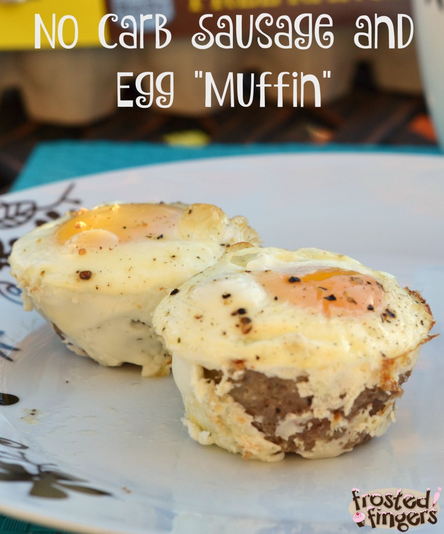 Easy No Carb Sausage and Egg “Muffin” Recipe Frosted Fingers