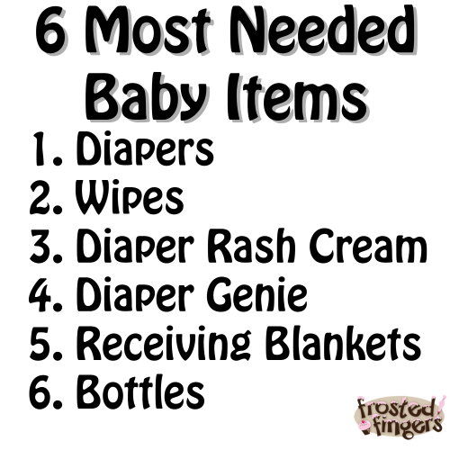 Most Needed Baby Items