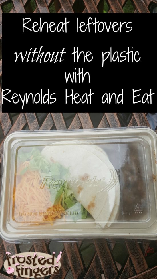 Reheat leftovers with Reynolds Heat and Eat