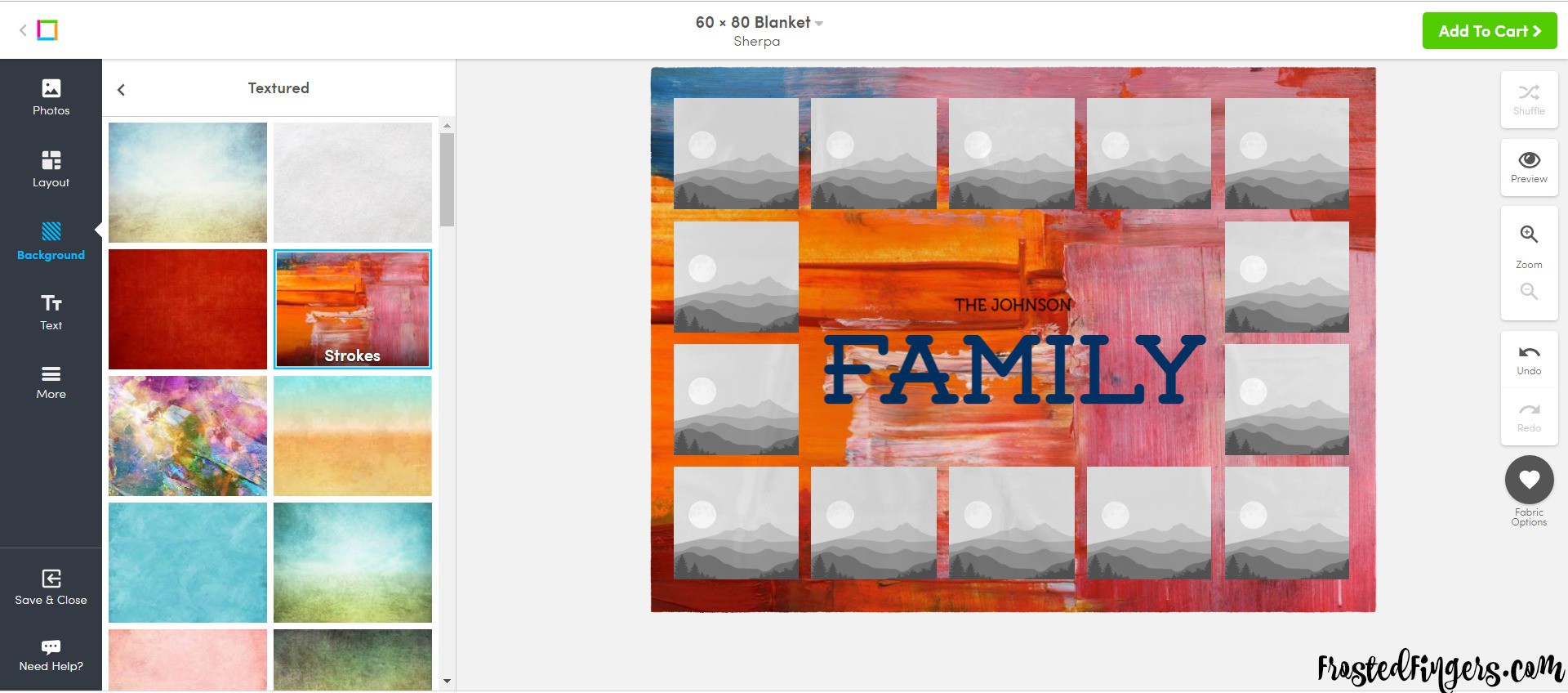 Photo Blanket Review from Frosted Fingers